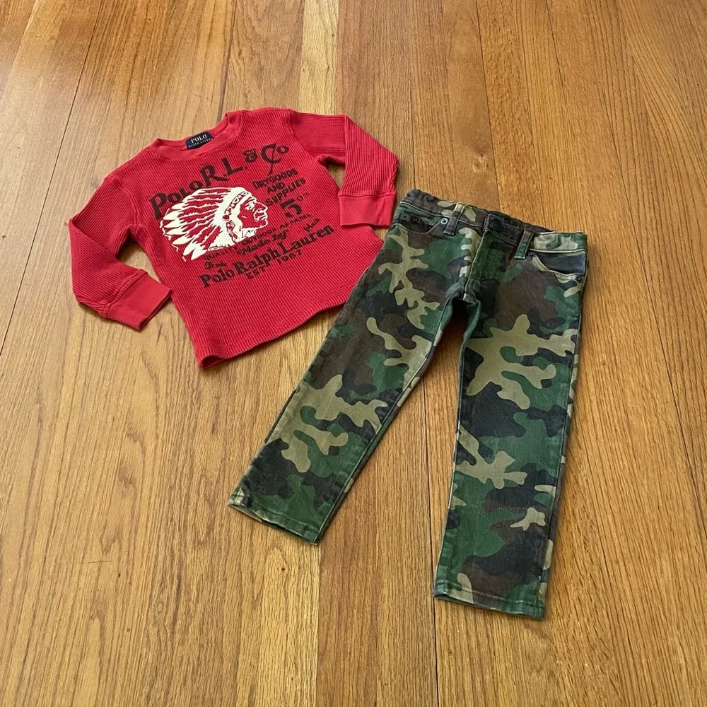 Ralph Lauren Sullivan Camo Matching Set